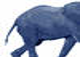 GIF animado (9125) Elefante azul