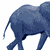 GIF animado (9125) Elefante azul