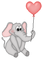 GIF animado (2076) Elefante romantico