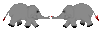 GIF animado (2082) Elefantes enamorados