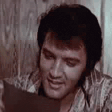 GIF animado (12010) Elvis leyendo