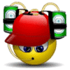 GIF animado (332) Emoticono bebiendo cerveza