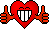GIF animado (3756) Emoticono corazon