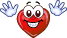 Imagen GIF de Emoticono corazon animado