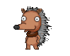 GIF animado (2088) Erizo romantico