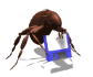 GIF animado (8262) Escarabajo comiendo un disquete