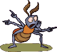 GIF animado (8269) Escarabajo gritando