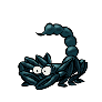 GIF animado (6600) Escorpion negro