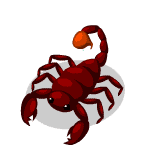 GIF animado (6604) Escorpion rojo