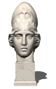 GIF animado (11799) Escultura de palas atenea