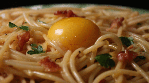 GIF animado (1243) Espaguetis huevo