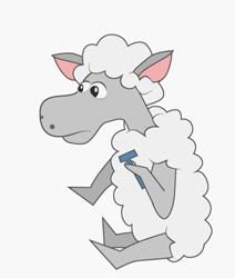 GIF animado (9822) Esquilar oveja