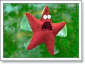 GIF animado (5838) Estrella mar divertida