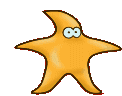 GIF animado (5858) Estrella mar saludando