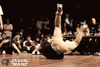 GIF animado (12445) Floor wars breakdance