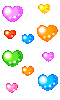 GIF animado (3817) Fondo corazones
