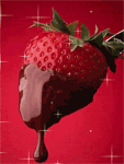 GIF animado (1110) Fresa chocolate