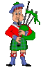 GIF animado (13016) Gaitero escoces
