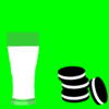 GIF animado (858) Galletas oreo leche