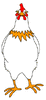 GIF animado (6958) Gallina