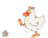 GIF animado (6987) Gallina pollito