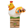 GIF animado (6994) Gallina poniendo huevo