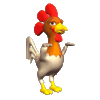 GIF animado (7029) Gallo bailando