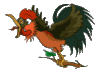 GIF animado (7038) Gallo cantando