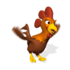 GIF animado (7046) Gallo corriendo