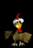 GIF animado (7057) Gallo saltando