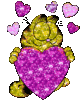 GIF animado (4234) Garfield enamorado