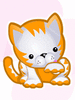 GIF animado (8003) Gatito atigrado
