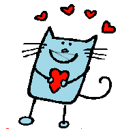 GIF animado (2111) Gatito enamorado