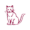 GIF animado (1886) Gatito glitter
