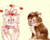 GIF animado (2126) Gatitos romanticos
