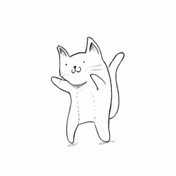 GIF animado (7752) Gato bailando