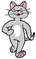 GIF animado (7769) Gato feliz