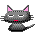 GIF animado (7951) Gato negro