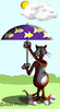 GIF animado (7784) Gato y el clima