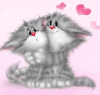 GIF animado (7898) Gatos abrazados