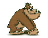 GIF animado (9233) Gorila