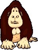 GIF animado (9242) Gorila