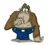 GIF animado (9243) Gorila