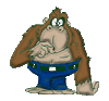 GIF animado (9243) Gorila