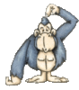 GIF animado (9249) Gorila