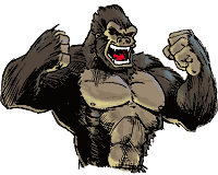 GIF animado (9266) Gorila king kong