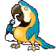 Imagen GIF de Guacamayo animado