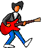 GIF animado (13033) Guitarrista rock roll