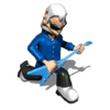 GIF animado (12672) Guitarrista rockero
