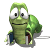 GIF animado (8092) Gusano de biblioteca